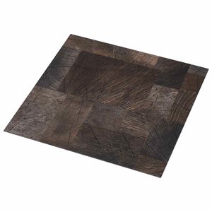 vidaXL Flooring Planks 5.11 m&sup2; 55 pcs PVC Wood structure brown