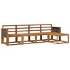 vidaXL Outdoor Sofa Set 5 pcs Natural Solid Acacia Wood