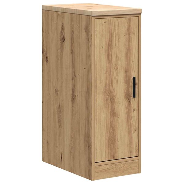 vidaXL Garage Storage Cabinet Artisan Oak 30x51x85 cm Solid Wood Pine