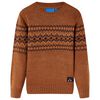 vidaXL Kids'Sweater Knitted Cognac 104