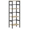 vidaXL Bookshelf 3-Tier 40 x 29.5 x 115 cm Engineered Wood Sonoma Oak