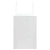 vidaXL Paper Bags 250 pcs with Handles White 32x17x25 cm