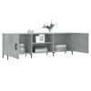 vidaXL TV Cabinet Concrete Grey 150x30x50 cm Engineered Wood
