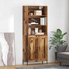 vidaXL Highboard Old Wood 69.5 x 32.5 x 180 cm Engineered Wood