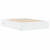 vidaXL Bed Frame with Drawers without Mattress White 120x200 cm