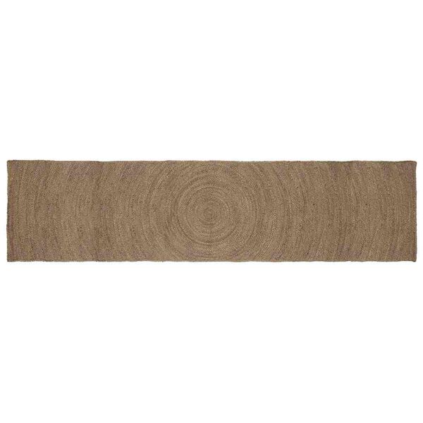 vidaXL Area Rugs Rectangular Grey 80 x 400 cm Jute