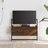 vidaXL TV Cabinet Wall-mounted Brown Oak 60.5x30x51 cm Engineered Wood