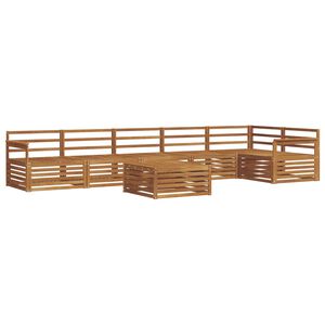 vidaXL Outdoor Sofa Set 7 pcs Natural
