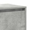 vidaXL Sideboard Concrete grey 120 x 41 x 75 cm Engineered wood