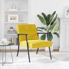 vidaXL Armchair Yellow 59 x 75 x 78 cm Velvet