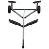vidaXL Boat Trailer Silver 302 x 107 x 42 cm Steel