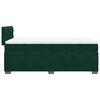 vidaXL Box Spring Bed with Mattress Dark Green 80x200 cm Velvet