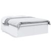 vidaXL Bed Frame without Mattress White 150x200 cm