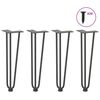 vidaXL Hairpin Legs for Coffee Table 4 pcs Anthracite 42 cm Solid Steel