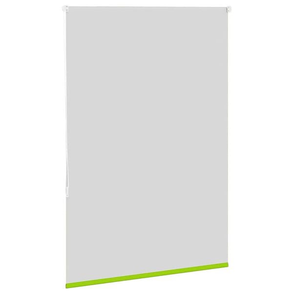 vidaXL Roller Blind Blackout Leaves Green 110x150 cm Fabric Width 105.7 cm Polyester