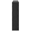 vidaXL Radiator Cover Black Oak 175 x 20 x 82 cm
