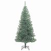 vidaXL Artificial Christmas Tree Snow Flocked with LED Light 240 cm