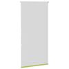 vidaXL Roller Blind Blackout Leaves Green 75x150 cm Fabric Width 70.7 cm Polyester