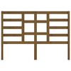 vidaXL Bed Headboard Honey Brown 126x4x104 cm Solid Wood Pine