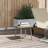 vidaXL Garden Coffee Table Rectangular Beige 40x40x37 cm Poly Rattan