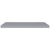 vidaXL Floating Wall Shelves 2 pcs Grey 90x23.5x3.8 cm MDF
