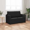 vidaXL Sofa Bed Black 124 x 71 x 78 cm Velvet