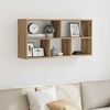 vidaXL Wall Shelf Artisian Oak 100x25x50 cm Engineered Wood