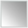 vidaXL LED Bathroom Mirror Transparent 40 x 40 cm Tempered Glass