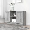 vidaXL Sideboard Grey Sonoma 120x30.5x70 cm Engineered Wood