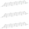 vidaXL Netting Tunnels 3 pcs 1.5x5 m Fibreglass and PP