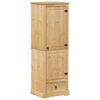vidaXL Wardrobe Corona 55x50x170 cm Solid Wood Pine