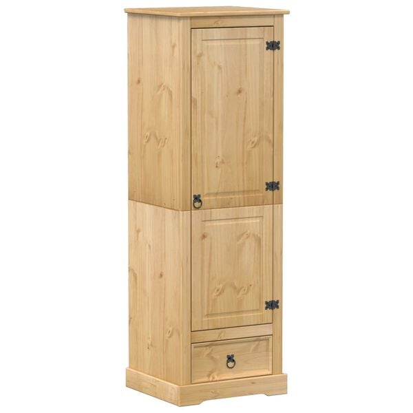vidaXL Wardrobe Corona 55x50x170 cm Solid Wood Pine
