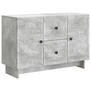 vidaXL Sideboard Concrete Grey 89 x 34.5 x 60 cm Engineered Wood