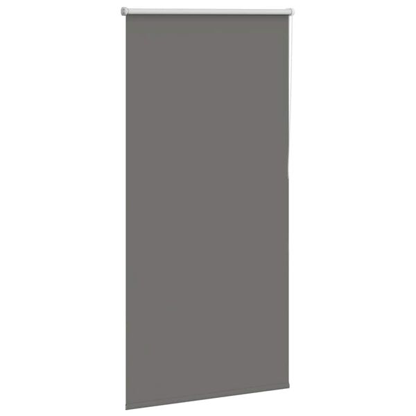 vidaXL Roller Blind Blackout Grey 65x150 cm Fabric Width 60.7 cm Polyester