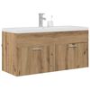vidaXL Bathroom Cabinet Artisan Oak 100 x 38.5 x 46 cm Engineered Wood