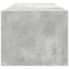 vidaXL TV Cabinet Concrete Grey 100x31x25.5 cm Engineered Wood