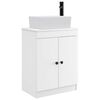 vidaXL Bathroom Vanity with Sink White 54 x 35 x 83 cm Engineered Wood