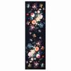 vidaXL Kitchen Rug Black 300 x 60 cm Velvet