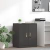 vidaXL Storage Cabinet Black 60 x 40 x 70 cm Steel