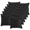 vidaXL Cushion with Pillow HOUTEN 12 pcs Anthracite Chenille Fabric