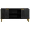 vidaXL TV Cabinet Black 105x33x46 cm Engineered Wood