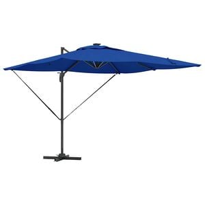 vidaXL Umbrella Azure Blue 286 x 284 x 270 cm Aluminium and Polyester