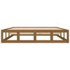 vidaXL Bed Frame without Mattress Honey Brown 120x200 cm Solid Wood
