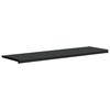 vidaXL Window Sill Black with Wood Grain 120 x 45 x 4.5 cm PVC