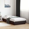 vidaXL Bed Frame without Mattress Black 90x190 cm Single Engineered Wood