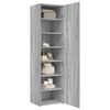 vidaXL Highboard Grey Sonoma 50x42.5x185 cm Engineered Wood