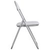vidaXL Folding Chair 2 pcs White and Grey 48 x 43.5 x 81 cm
