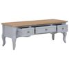 vidaXL TV Cabinet Grey 100x35x35 cm Wood