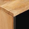 vidaXL Bedside Cabinet Natural 50 x 33 x 62 cm Solid Mango Wood