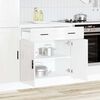 vidaXL Kitchen Base Cabinet&nbsp;Porto High Gloss White Engineered Wood